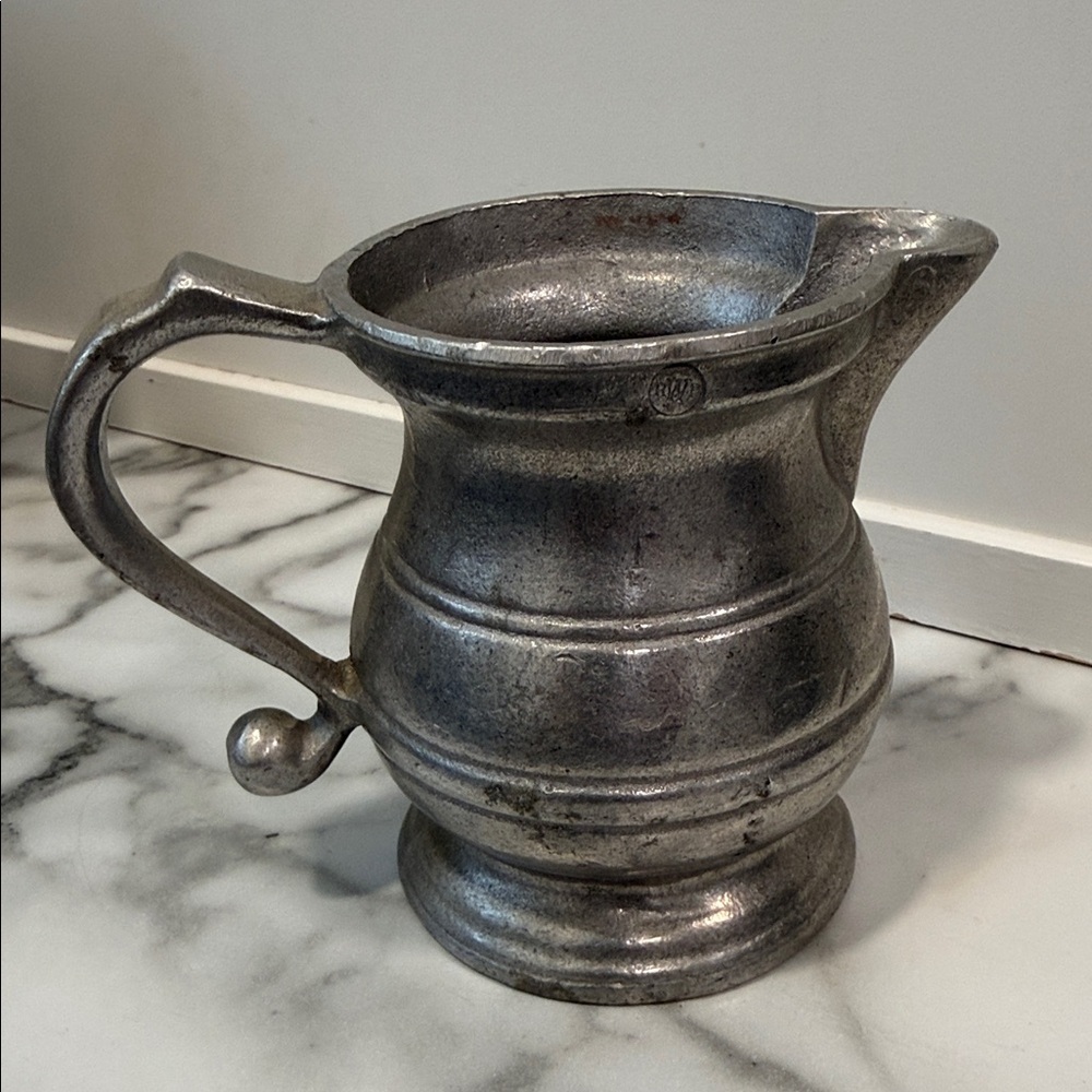 Vintage RWP Wilton Armetale Pewter Creamer Plough Tavern Collection